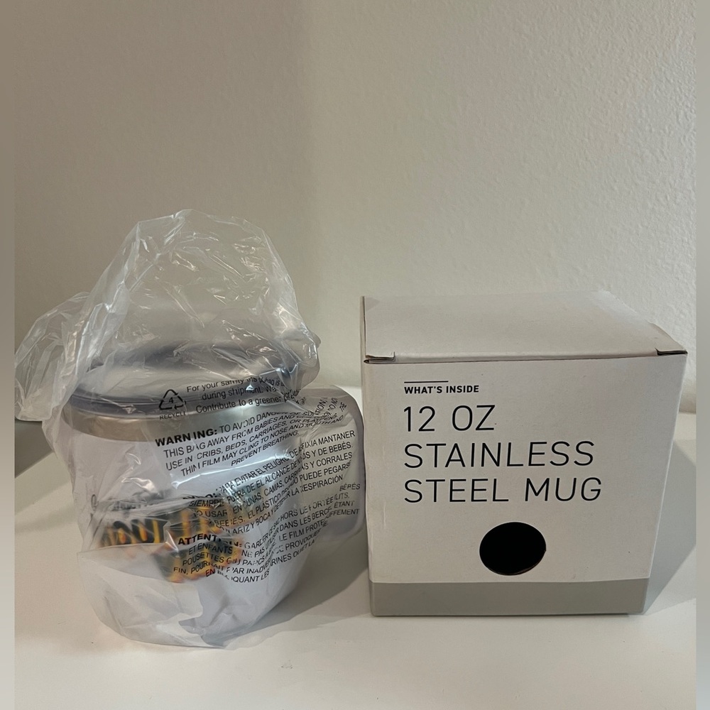 Camper stainless steel mug 12oz